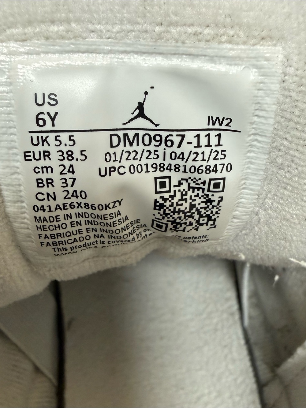 Air Jordan 3 Retro GS Pure Money Youth Size 6Y - Picture 7 of 7